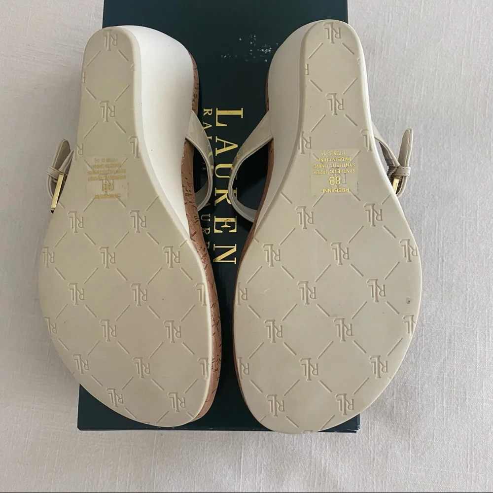 Ralph Lauren Sandals NEW in Box - Picture 2 of 6